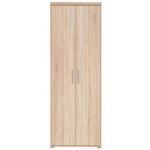 Шкаф для одежды с зеркалом Гербор Офис Лайн SZF 2D/79/220 Дуб сонома (GRB-1443)