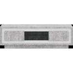 Тумба под телевизор Гербор Антарес RTV150 Бетон ательер + Нимфея альба (GRB-1323)