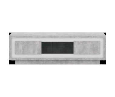 Тумба під телевізор Гербор Антарес RTV150 Бетон ательєр + Німфея альба (GRB-1323)