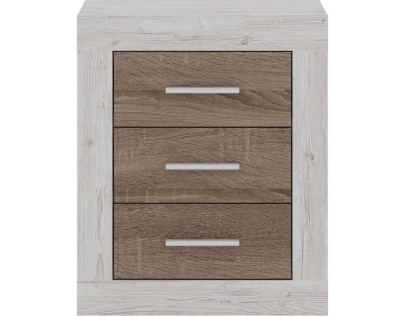 Тумба нічна Гербор Сара KOM3S Сосна каньйон + Дуб сонома трюфель (GRB-1373)