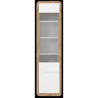 Пенал-вітрина Гербор Скі REG1W1D Німфея альба + Дуб аппалачі (GRB-1071)