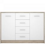 Комод в гостиную Гербор Непо KOM2D4S Дуб сонома + Нимфея альба (GRB-1140)