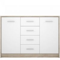 Комод у вітальню Гербор Непо KOM2D4S Дуб сонома + Німфея альба (GRB-1140)