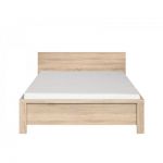 Кровать двуспальная (без основания под матрас) BRW (БРВ) Каспиан LOZ/160 160x200 см Дуб сонома (GRB-1543)