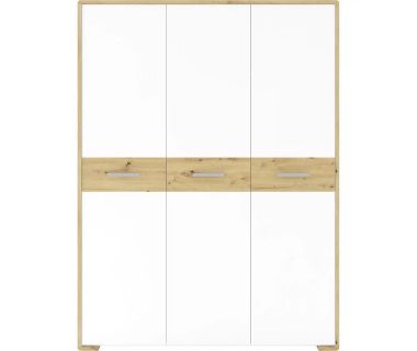 Шафа розстібна в спальню Гербор Бука SZF3D 220 Німфея альба + Дуб артизан (GRB-1672)