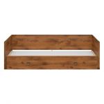 Кровать трансформер без матраса и подушек BRW (БРВ) Индиана JLOZ80/160 79-154х202 см Дуб шутер (GRB-1564)