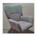 Кресло Флор ткань серая букле тедди в интернет магазине мебели "Меблі Даром"