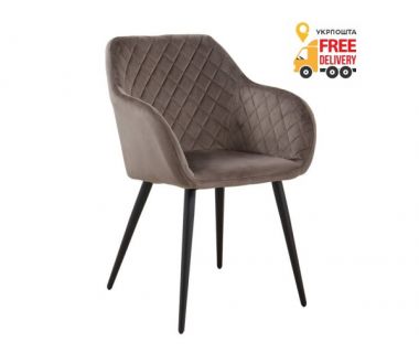 Стул Арно мягкий коричневая ткань