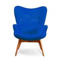 Крісло Флоріно тканина синя