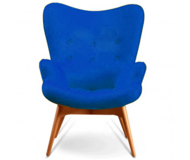 Кресло Флорино ткань синяя