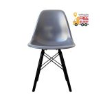 Стілець Тауер Вуд пластиковий темно-сірий колір