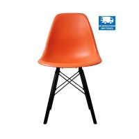 Стілець Тауер Вуд пластиковий помаранчевий колір
