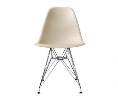 Стул Тауэр ножки металл пластик бежевый