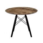 Стол Тауэр Лофт S журнальный деревянный круглый
