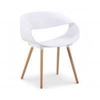 Стул Берта пластиковый белый