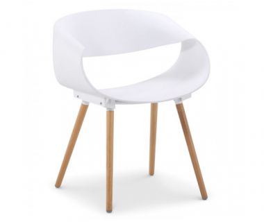 Стілець Берта пластиковий білий