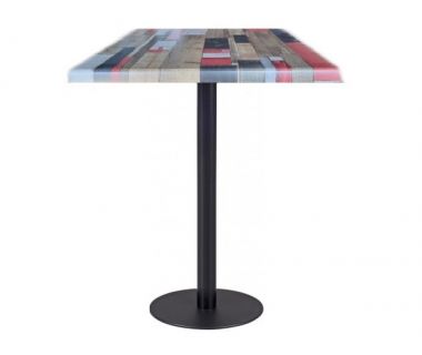 Стол Сенио M высокий квадратный 70*70 см