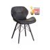 Стілець Стар В м'який екошкіра чорна в інтернет магазині меблів "Меблі Даром"