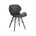 Стілець Стар В м'який екошкіра чорна в інтернет магазині меблів "Меблі Даром"