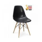 Стілець Тауер Вуд пластиковий чорний