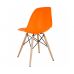 Стілець Тауер Вуд пластиковий помаранчевий в інтернет магазині меблів "Меблі Даром"