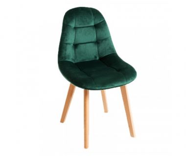 Стул Лорена велюр бархат зеленый
