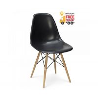 Стул Тауэр Вуд пластиковый черный