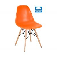 Стілець Тауер Вуд пластиковий помаранчевий