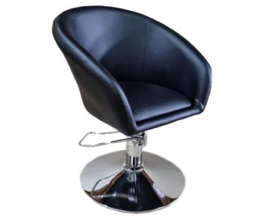 Крісло Мурат Р перукарське чорного кольору