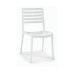 Стілець Зара пластиковий білий в інтернет магазині меблів "Меблі Даром"