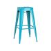 Стул Толикс барный высокий голубой