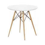 Стіл Тауер Вуд круглий д. 60 см білий