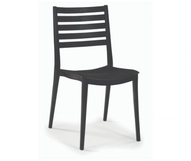 Стілець Зара пластиковий чорний