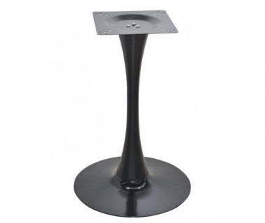 Опора Тюльпан для столу висота 71 см чорна