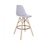 Стул Тауэр Вуд барный высокий серый