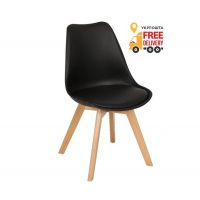 Стілець Тор м'який обідній чорний