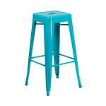Стілець Толікс барний високий блакитний