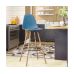 Стілець Тауер Вуд барний високий блакитний в інтернет магазині меблів "Меблі Даром"