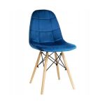 Стілець Тауер Софт велюр синій