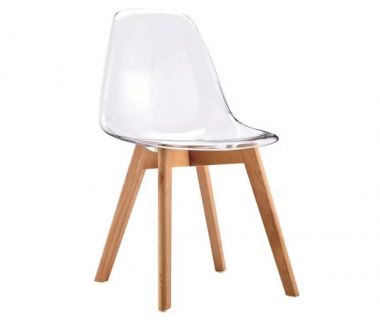 Стул Лоренцо А пластиковый прозрачный