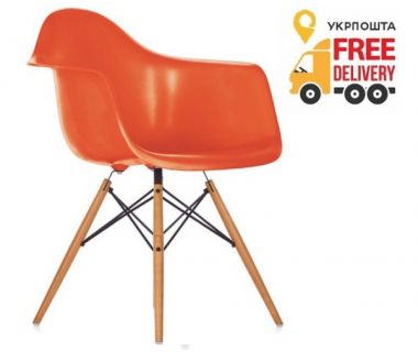 Кресло Тауэр Вуд барное оранжевое