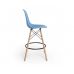 Стілець Тауер Вуд барний високий блакитний в інтернет магазині меблів "Меблі Даром"