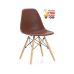 Стілець Тауер Вуд пластиковий коричневий в інтернет магазині меблів "Меблі Даром"