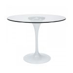 Стол Тюльпан G стеклянный круглый д.80 см