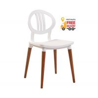 Стілець Турин пластиковий білий