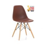 Стул Тауэр Вуд пластиковый коричневый