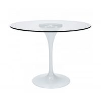 Стол Тюльпан G стеклянный круглый д.80 см
