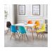 Стілець Тауер Вуд пластиковий блакитний в інтернет магазині меблів "Меблі Даром"