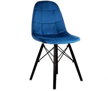 Стул Тауэр Софт В ткань велюр синий