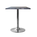 Стол Вега70BL квадратный 70*70 см черный верзалит